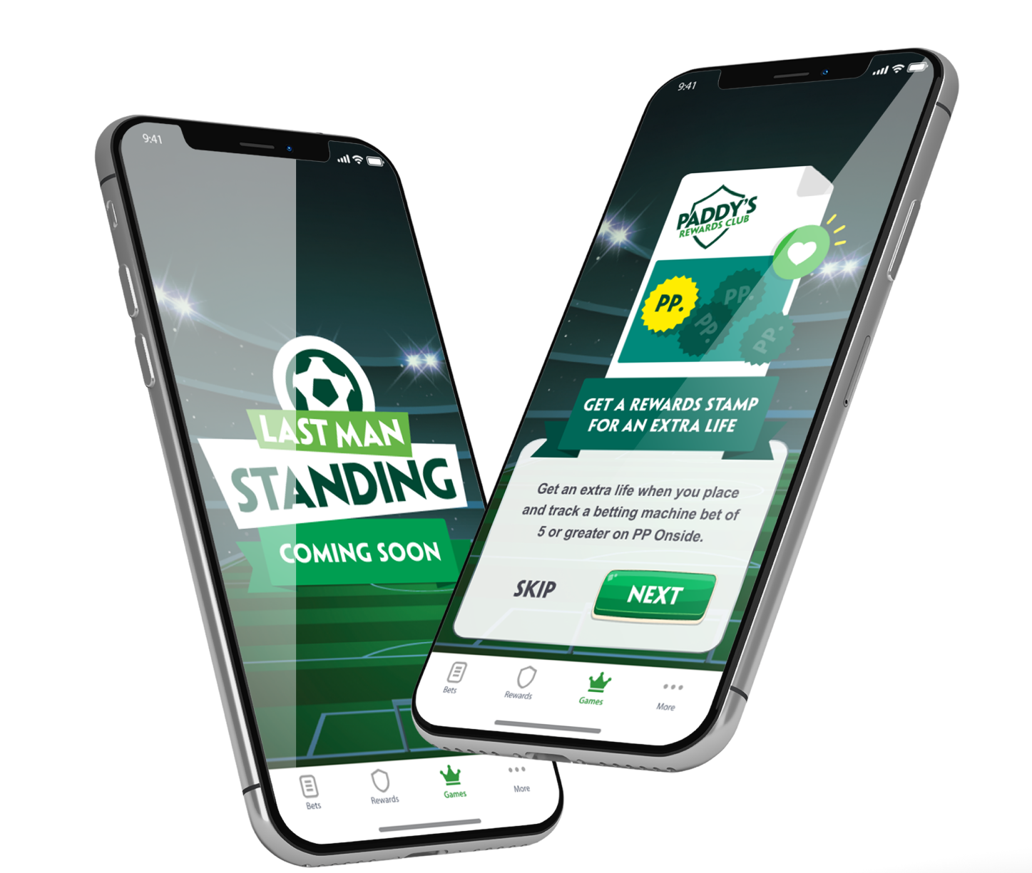 A mobile app mockup displaying the web app interface design for a sports online betting app