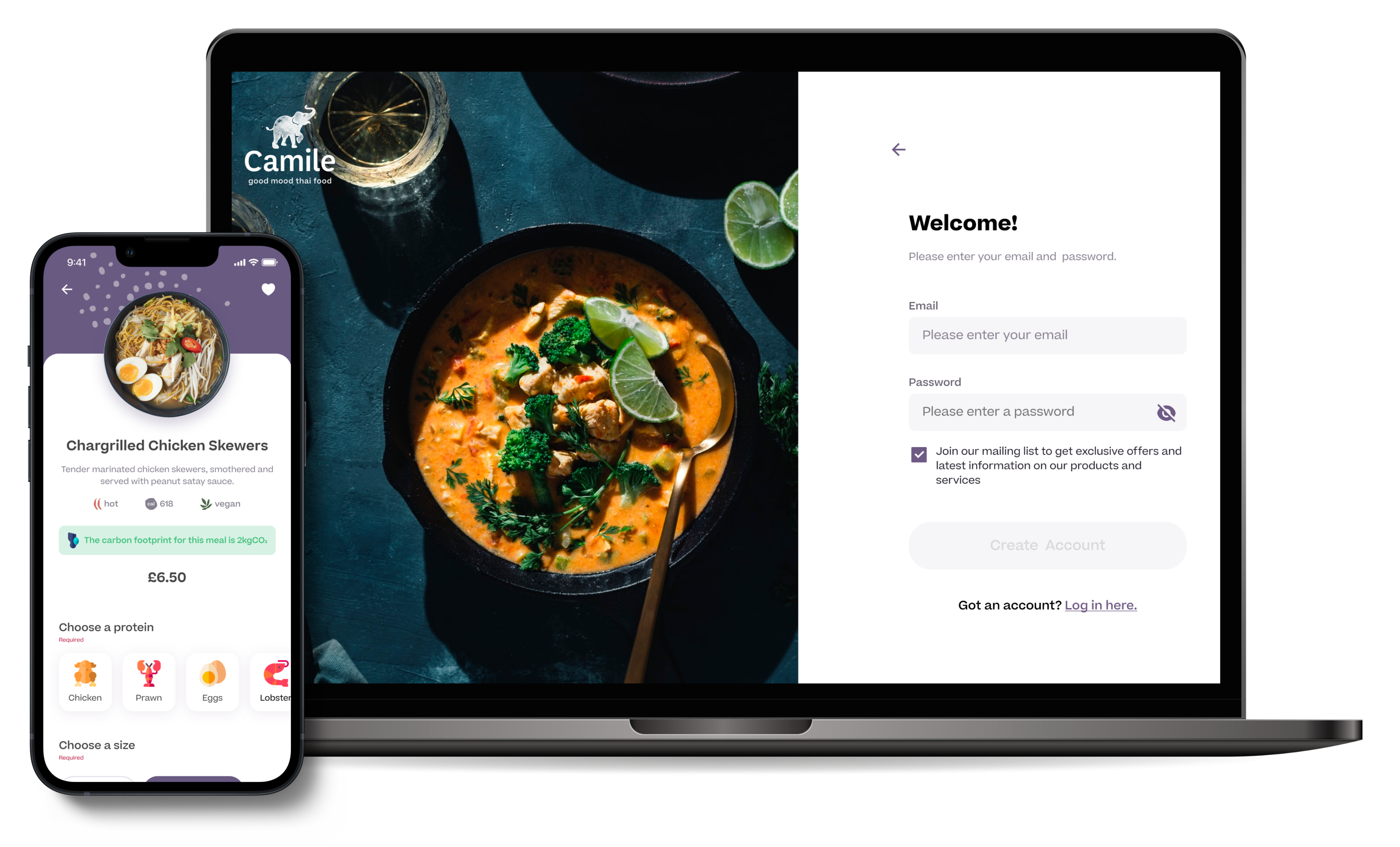 Restaurant digital ordering system on a mobile app and website
